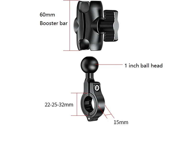 2022 Upgraded Motorcycle Phone Holder 15W Wireless Charger USB QC3.0 Fast Charging Bike Smartphone Stand 360 Cellphone Support