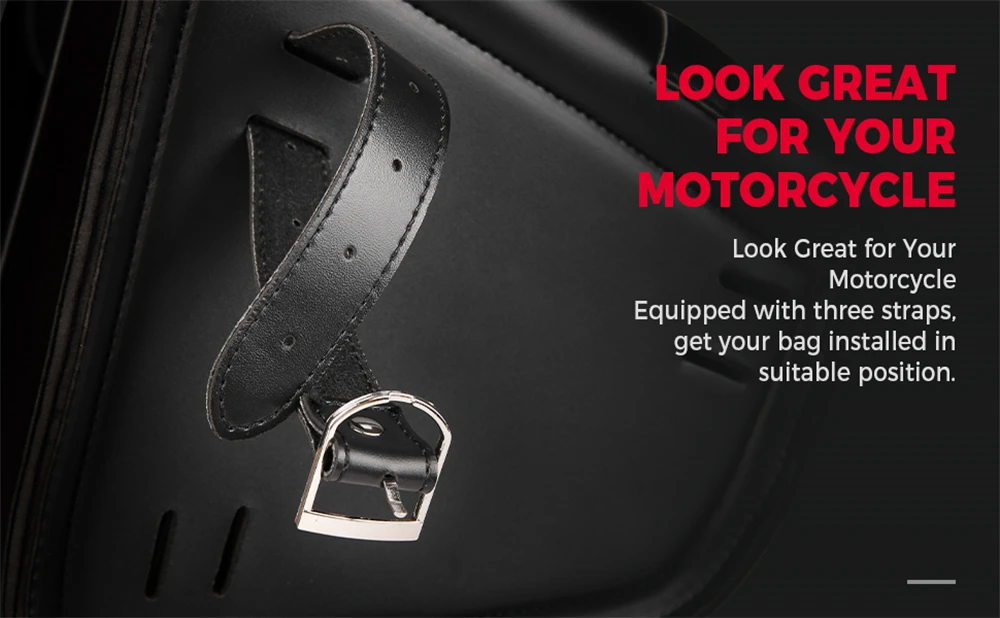 Motorcycle Swing Arm Bags Swingarm Bag Waterproof Saddlebag for Softail Standard Dyna Low Rider Sport Glide Left Side Solo Bags