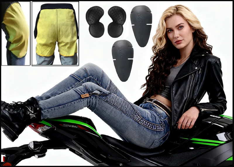 Kevlar Motorcycle Jeans Men Summer Riding Pants Blue Dirt Bike Trousers Abrasion Resistant Mesh Ventilation Durable