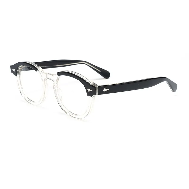 Quality Handmade Acetate Optical Glasses Frame Men Women Vintage Oval Eyeglasses Prescription Eyewear