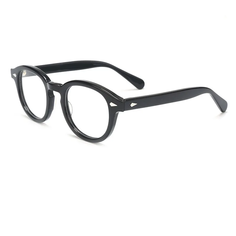 Quality Handmade Acetate Optical Glasses Frame Men Women Vintage Oval Eyeglasses Prescription Eyewear