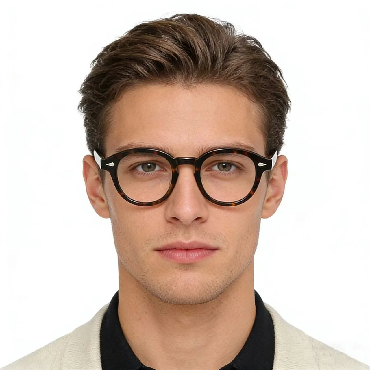 Quality Handmade Acetate Optical Glasses Frame Men Women Vintage Oval Eyeglasses Prescription Eyewear