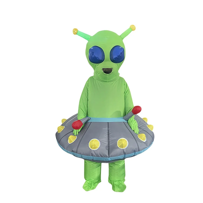 Adult Colorful Rooster ET Alien Inflatable Costumes Funny Fancy Animal Outfits Halloween Carnival Performance Wear for Man Woman