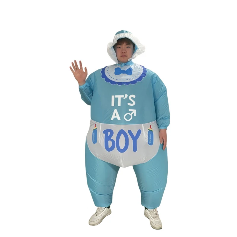 Adult Colorful Rooster ET Alien Inflatable Costumes Funny Fancy Animal Outfits Halloween Carnival Performance Wear for Man Woman