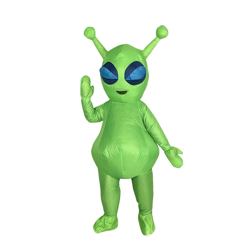 Adult Colorful Rooster ET Alien Inflatable Costumes Funny Fancy Animal Outfits Halloween Carnival Performance Wear for Man Woman
