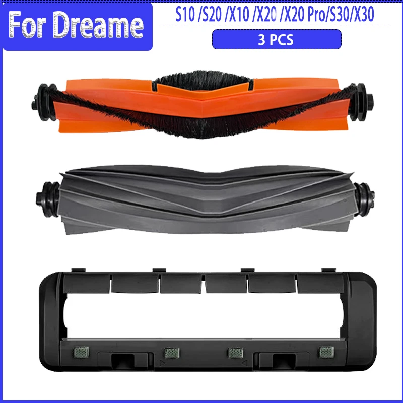 Main Brush Cover for Dreame L10S Pro / L10S Ultra / S10 / X10 / S20 / X20 / X30 / S30 / X40 / X40 Pro / X40 Ultra Robot Vacuum C