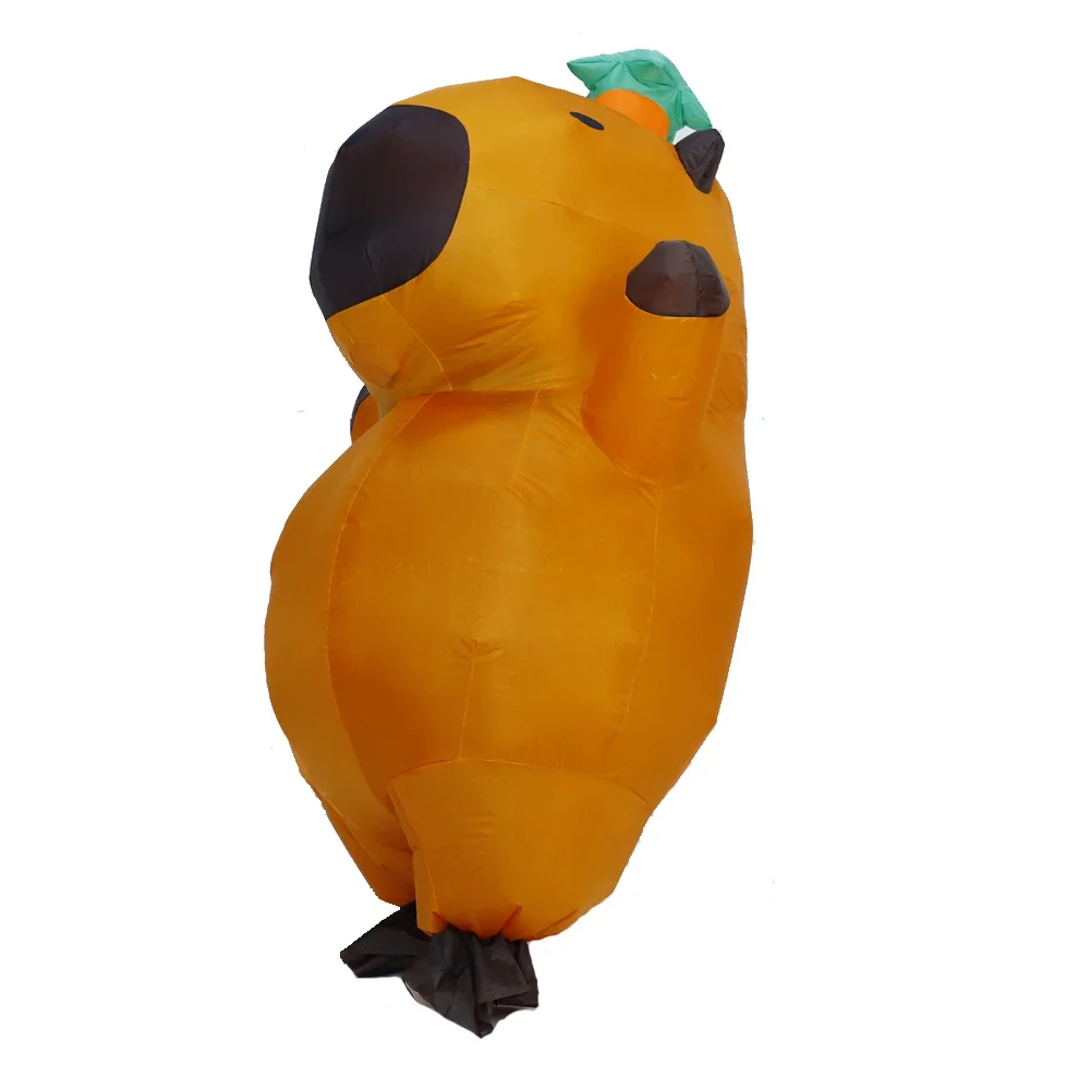 New Arrival Cartoon Animal Inflatable Costumes 2026 Capybara Inflatable Outfits Cute Animal Blow Up Clothing Party Beach Props