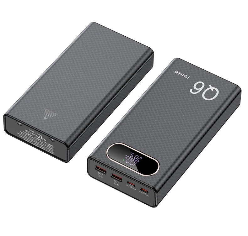 PD100W Fast Charging Power Bank DIY Kit 20V 5A 6x 21700 Battery Pack Portable Customizable No Soldering Easy Assemble