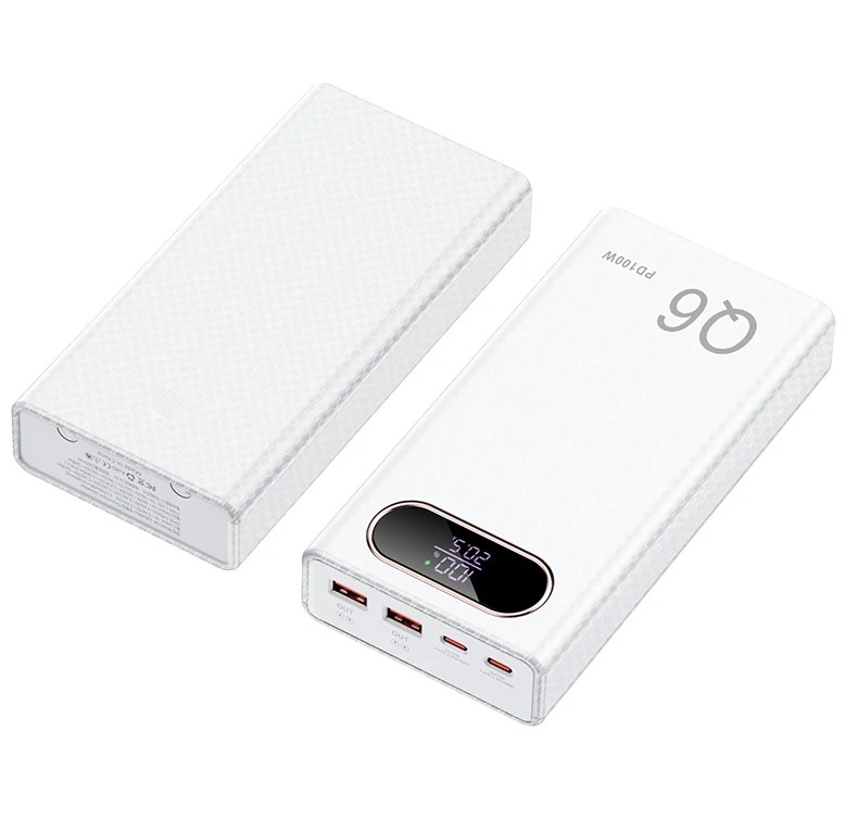 PD100W Fast Charging Power Bank DIY Kit 20V 5A 6x 21700 Battery Pack Portable Customizable No Soldering Easy Assemble