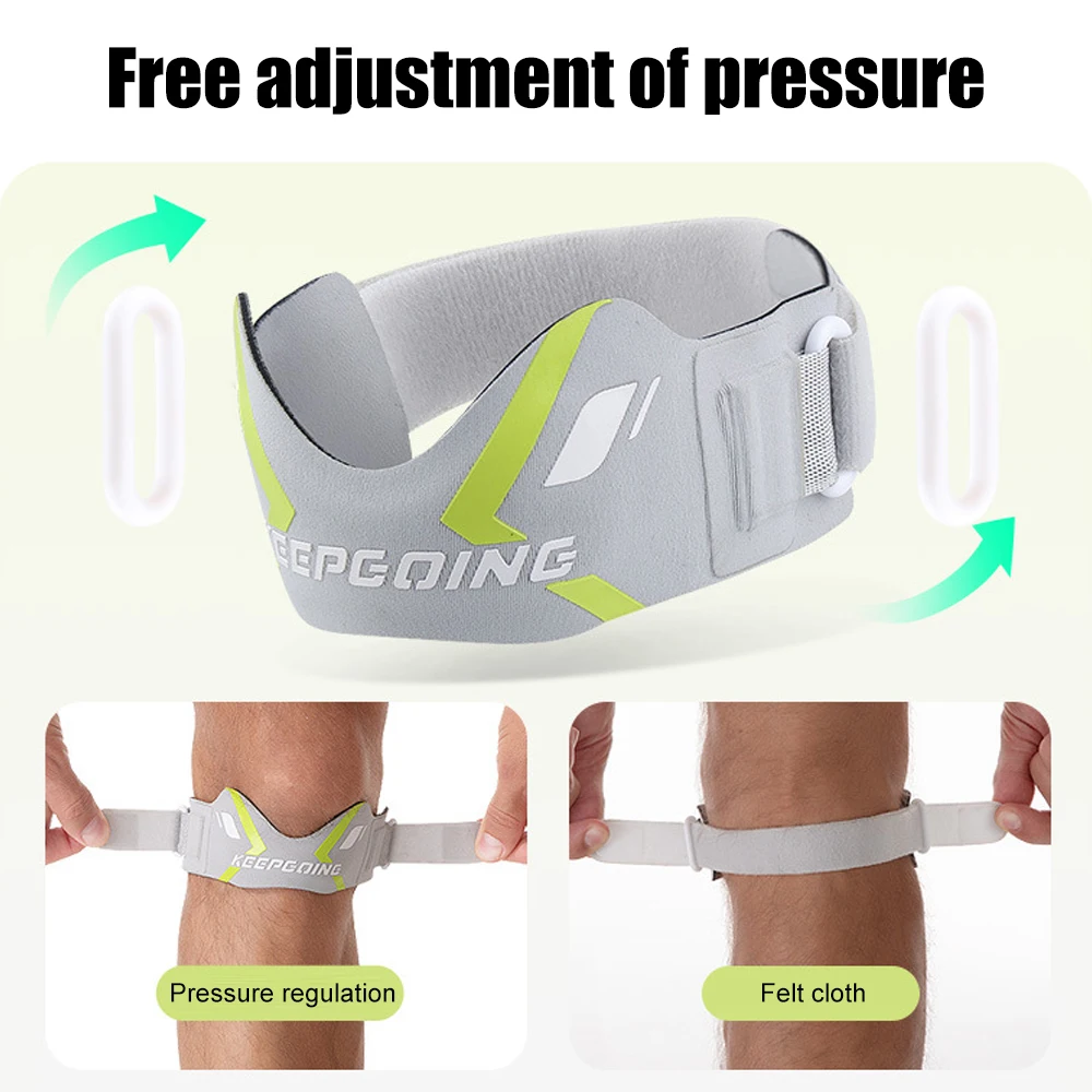 1PCS Patella Knee Strap Band for Knee Pain Knee Support Patella Stabilizer Braces Tendon Ergonomic Pad
