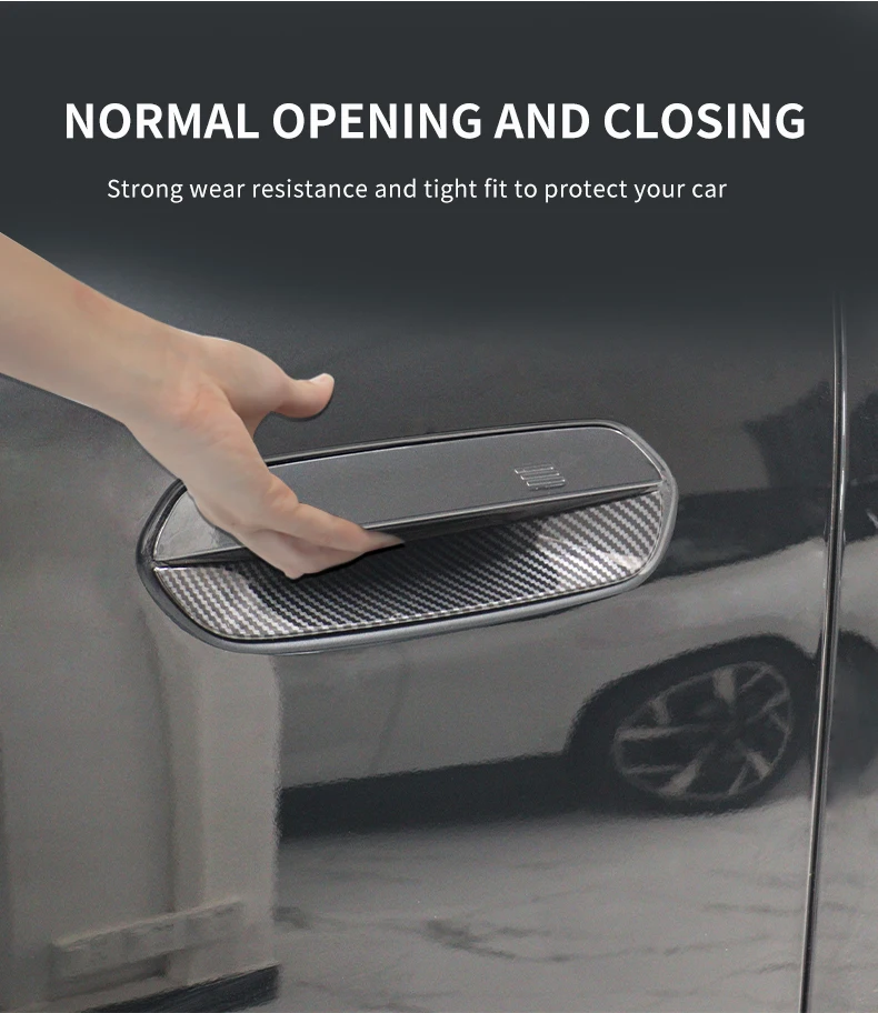 Car Door Handle Sticker Exterior Trim Cover For Mini Countryman U25 2024 2025 ABS Car Exterior Door Handle Bowl Decorative Shell