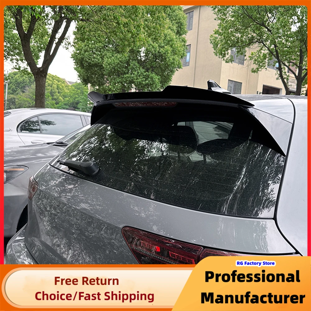 Maxton Style Car Rear Roof Spoiler Tail Wing For VW Golf MK8 Golf 8 GTI GTD R 2020-2023 Rear Spoiler Cap Rear Trunk Wing Bodykit