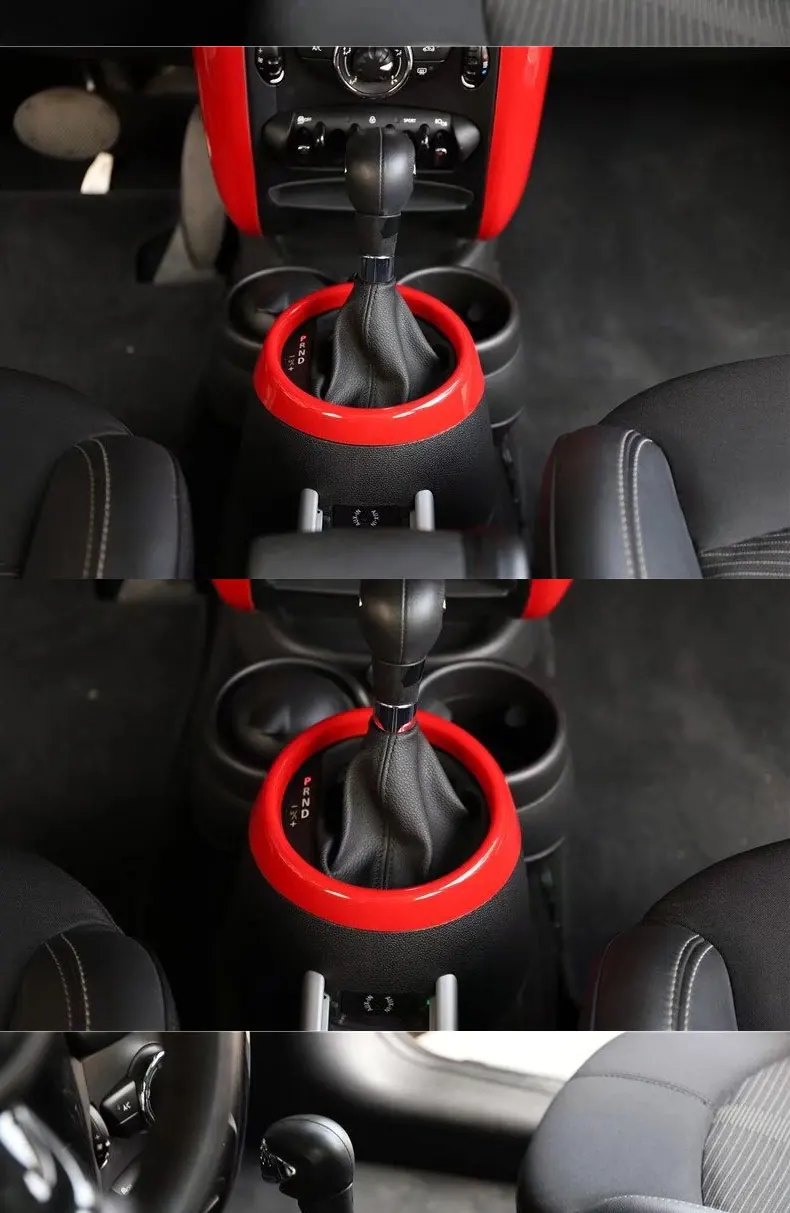 For MINI JCW R60 R61 Countryman Car gear lever Base Decoration Cover Interior Protection Sticker Modification Accessories