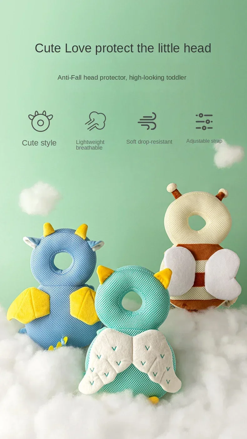 Baby Head Protection Headrest Cushions for Babies Newborn Baby Care Things Gadgets Bedding Kids Pillows Security Pillows