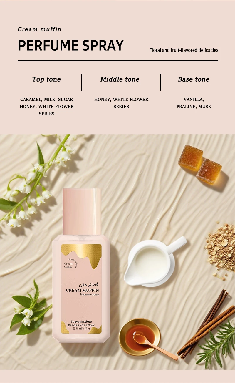 Floral Women's Light Fragrance, Fresh and Sweet Floral Notes, Elegant and Long-Lasting Fragrance, Suitable for Romantic Dates