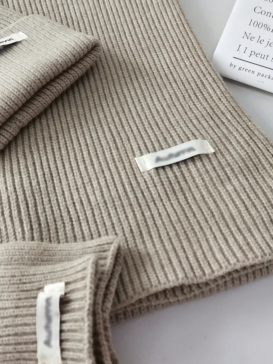 Women's Winter Knitted Hat Scarf Gloves Set Gray Burgundy Comfortable Soft 3 Pcs Casual Warm Hat Set for Women