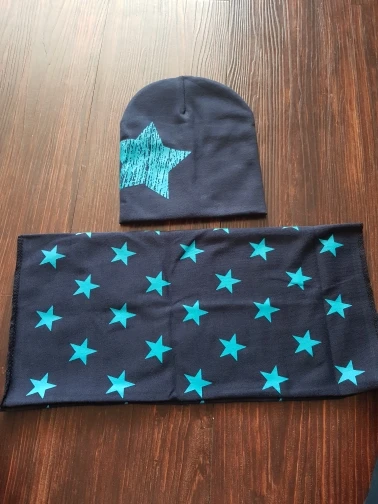 New Fashion Baby Hat Scarf Set Baby Head Cover Spring Girls Boys Warm Neck Collar Kids Beanies Sets Cotton Children Hats Scarf