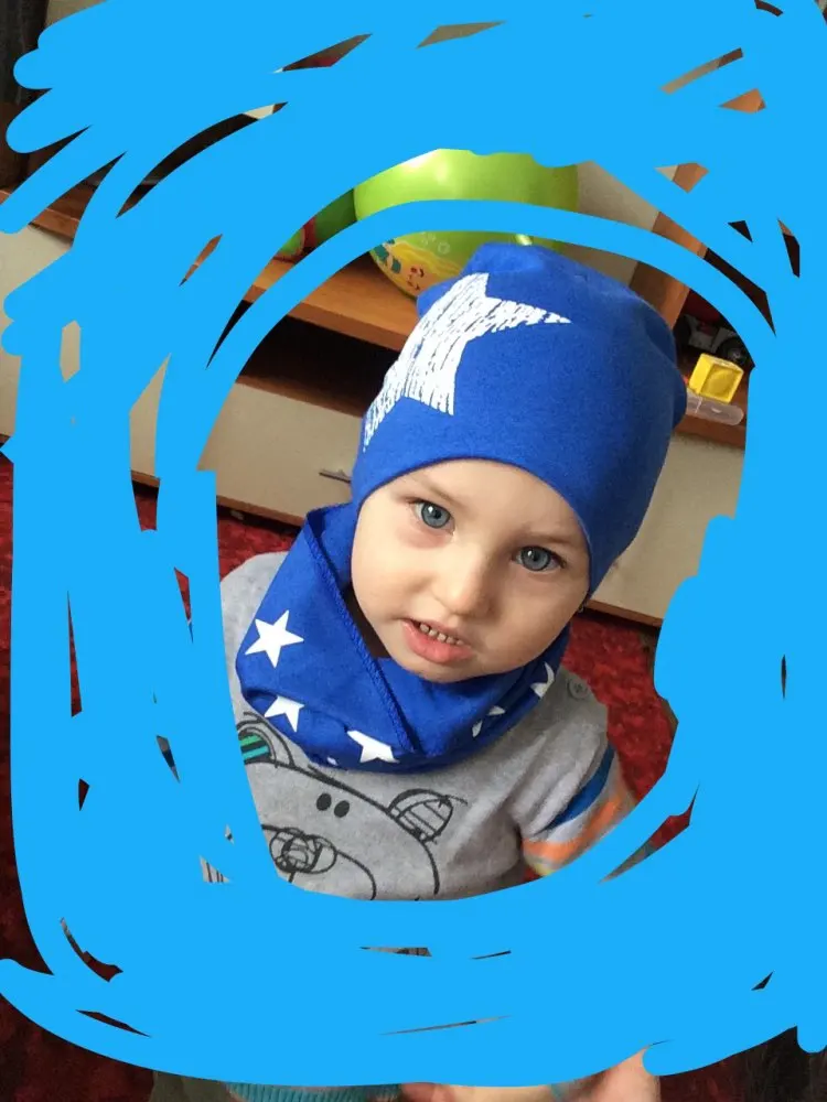 New Fashion Baby Hat Scarf Set Baby Head Cover Spring Girls Boys Warm Neck Collar Kids Beanies Sets Cotton Children Hats Scarf