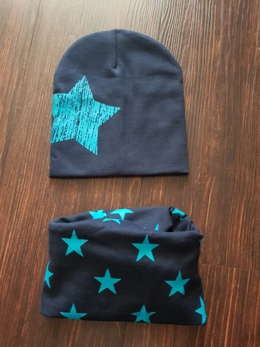New Fashion Baby Hat Scarf Set Baby Head Cover Spring Girls Boys Warm Neck Collar Kids Beanies Sets Cotton Children Hats Scarf