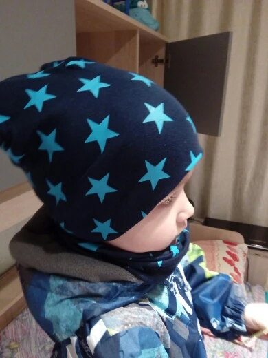 New Fashion Baby Hat Scarf Set Baby Head Cover Spring Girls Boys Warm Neck Collar Kids Beanies Sets Cotton Children Hats Scarf