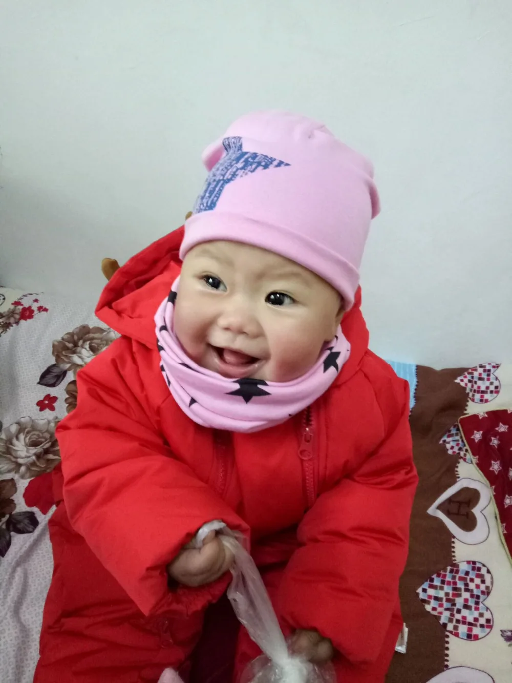 New Fashion Baby Hat Scarf Set Baby Head Cover Spring Girls Boys Warm Neck Collar Kids Beanies Sets Cotton Children Hats Scarf