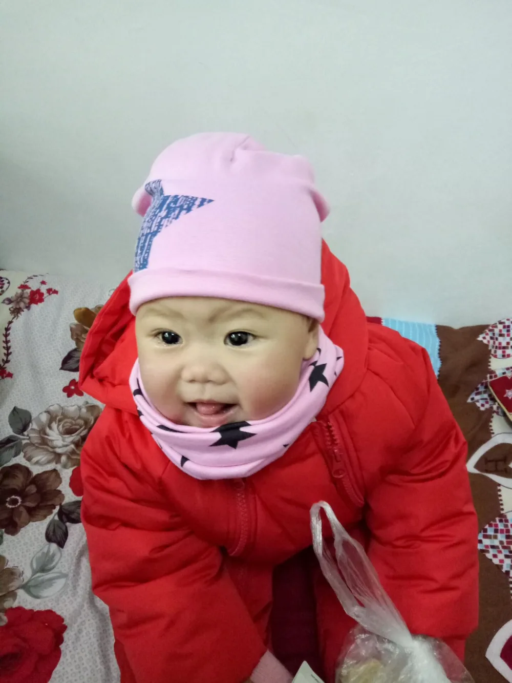 New Fashion Baby Hat Scarf Set Baby Head Cover Spring Girls Boys Warm Neck Collar Kids Beanies Sets Cotton Children Hats Scarf