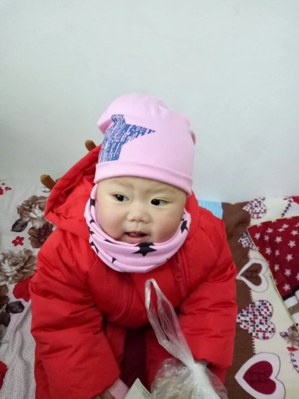 New Fashion Baby Hat Scarf Set Baby Head Cover Spring Girls Boys Warm Neck Collar Kids Beanies Sets Cotton Children Hats Scarf