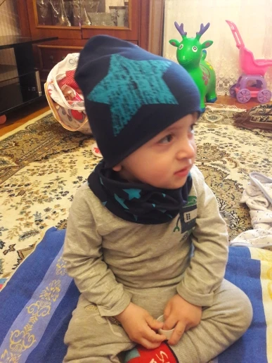 New Fashion Baby Hat Scarf Set Baby Head Cover Spring Girls Boys Warm Neck Collar Kids Beanies Sets Cotton Children Hats Scarf
