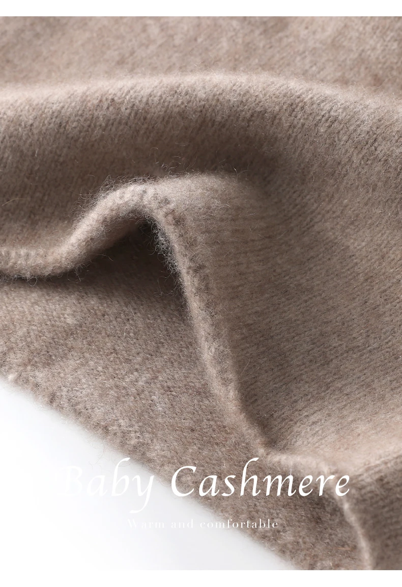 New Winter Cashmere Knitted Unisex Warm Hat High Quality Solid Leisure Sleeve Hat Men's And Women's High Quality Hat