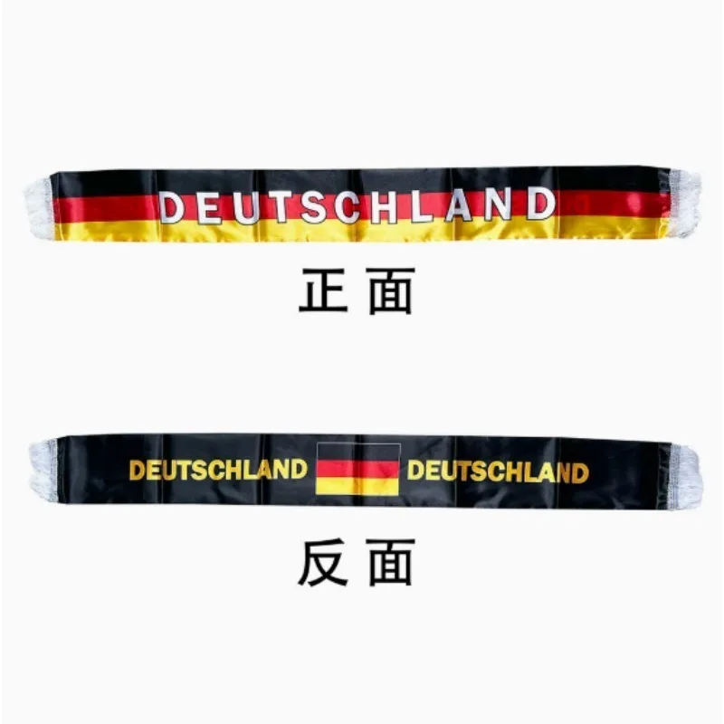 2026 Football Scarves: Brazil, Argentina, Germany, Spain, France, USA, Mexico, Canada – Designer Knitted Scarves