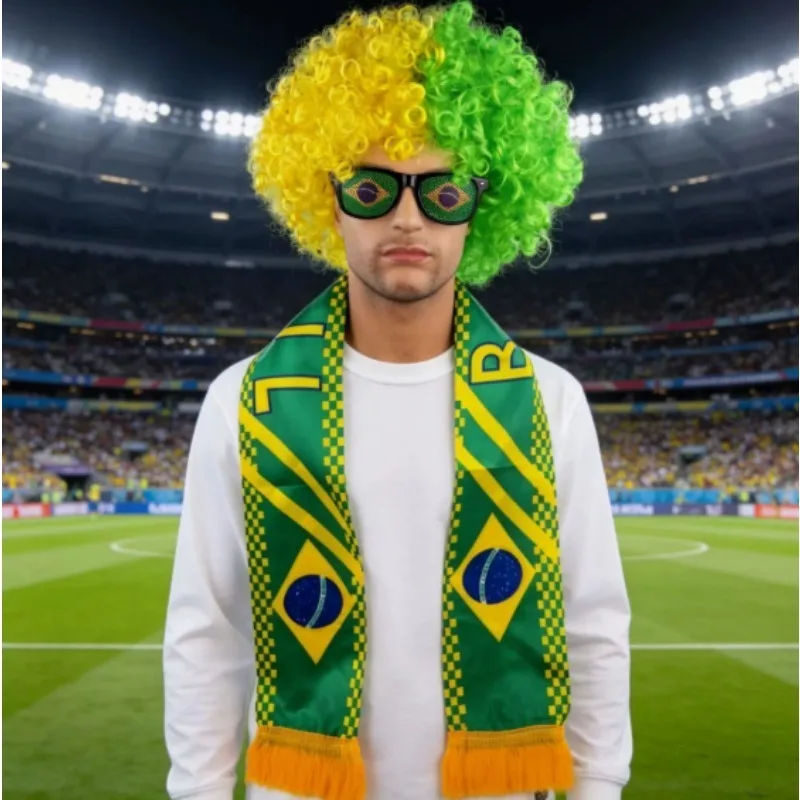 2026 Football Scarves: Brazil, Argentina, Germany, Spain, France, USA, Mexico, Canada – Designer Knitted Scarves