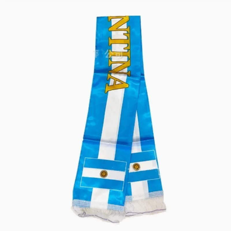 2026 Football Scarves: Brazil, Argentina, Germany, Spain, France, USA, Mexico, Canada – Designer Knitted Scarves