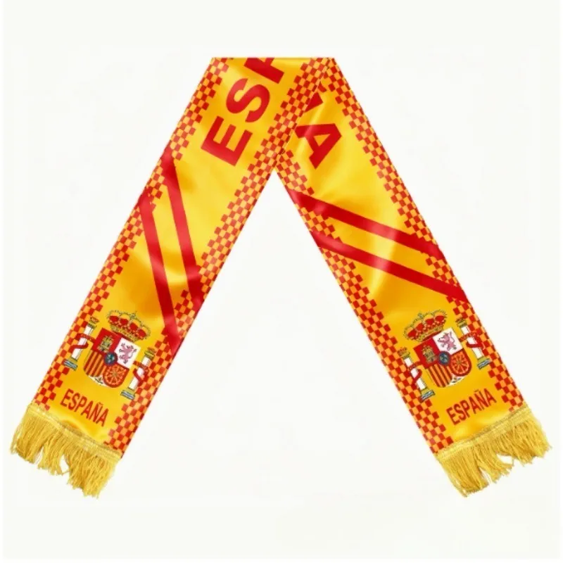 2026 Football Scarves: Brazil, Argentina, Germany, Spain, France, USA, Mexico, Canada – Designer Knitted Scarves