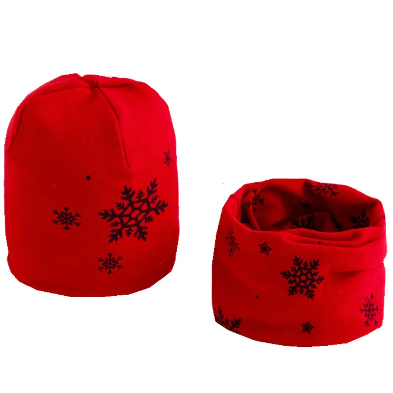New Spring Autumn Girls Hat Scarf Set Cartoon Owl Star Swan Baby Boy Girls Hat Set Children Hat Scarf-Collar Cotton Kids Hat Set