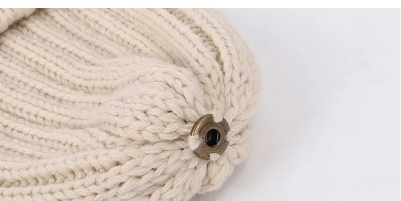 New 2026 Winter Children's Double Hair Ball Woolen Hat Scarf Set Boys Girls Thickened Raccoon Ball Knitted Ear Cap Two Piece Set
