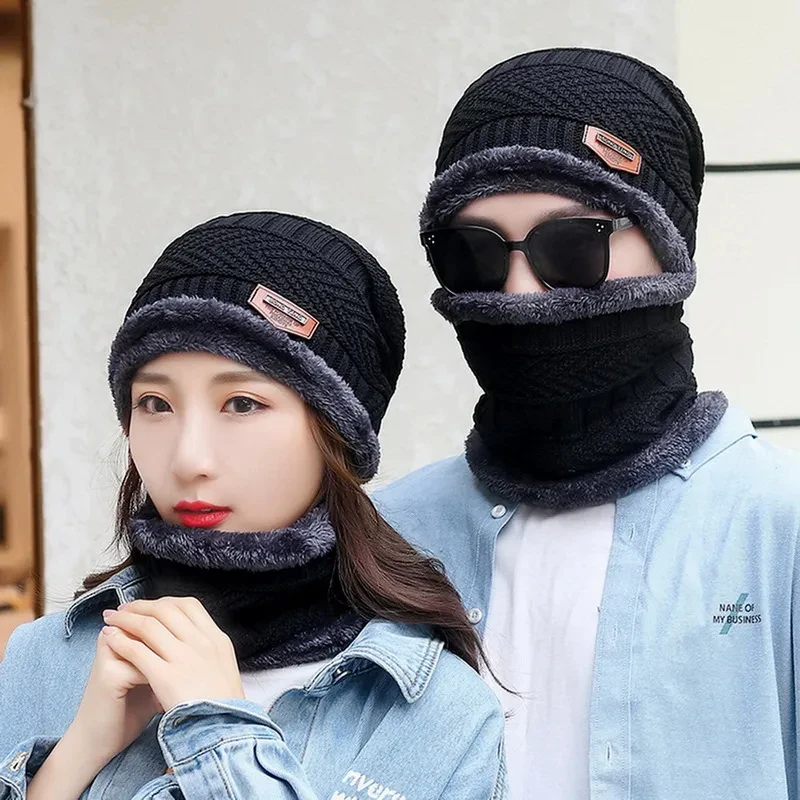 Winter Hat Skullies Beanies Hats Beanies For Men Women Wool Scarf Caps Balaclava Mask Gorras Bonnet Knitted Hat