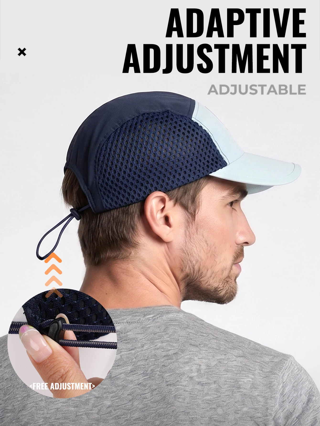 WRELS 1/2/3pcs Summer Sports Running Cap Men Women Lightweight Packable Cap Adjustable Baseball Tennis Golf Outdoor Visor Cap