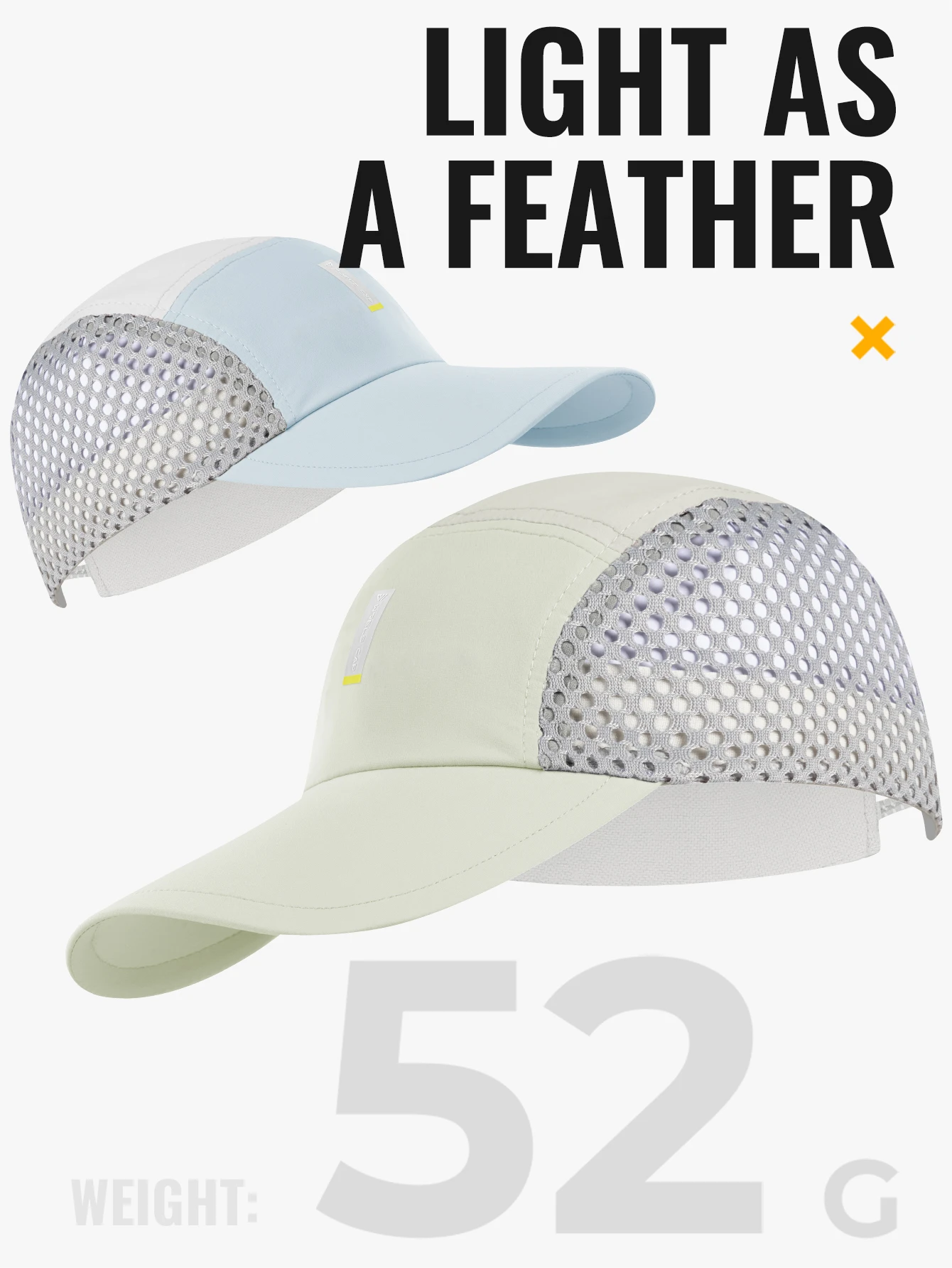 WRELS 1/2/3pcs Summer Sports Running Cap Men Women Lightweight Packable Cap Adjustable Baseball Tennis Golf Outdoor Visor Cap