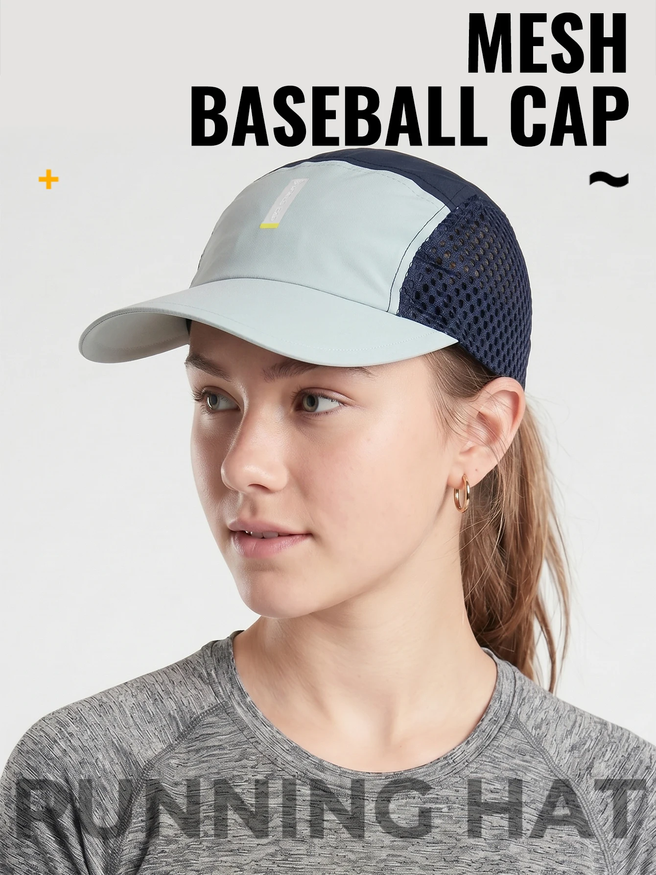 WRELS 1/2/3pcs Summer Sports Running Cap Men Women Lightweight Packable Cap Adjustable Baseball Tennis Golf Outdoor Visor Cap