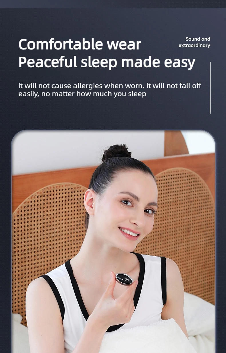 2026 New Anti-Snore Device with Dual-Pulse Stimulation - Sleep Apnea Relief, Snore Reduction, Muscle Trainer for Silent Night