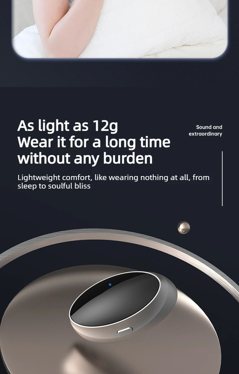 2026 New Anti-Snore Device with Dual-Pulse Stimulation - Sleep Apnea Relief, Snore Reduction, Muscle Trainer for Silent Night