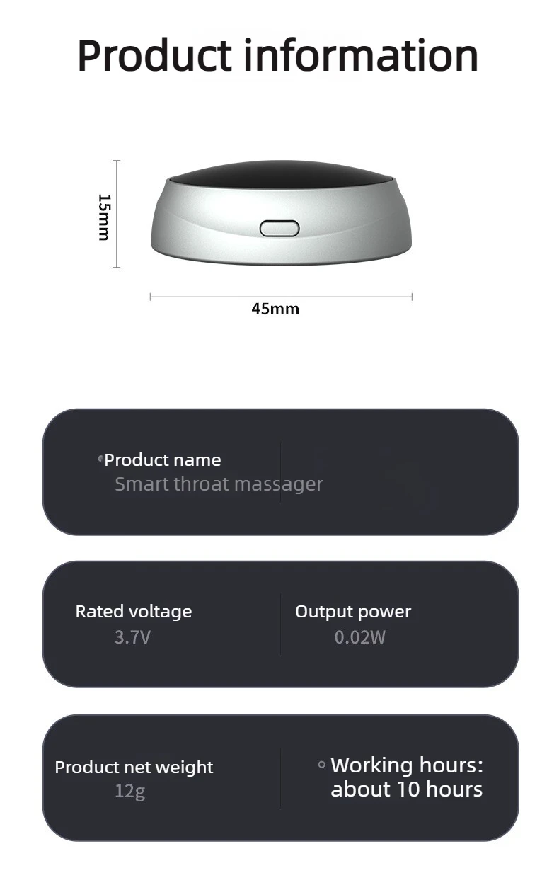 2026 New Anti-Snore Device with Dual-Pulse Stimulation - Sleep Apnea Relief, Snore Reduction, Muscle Trainer for Silent Night