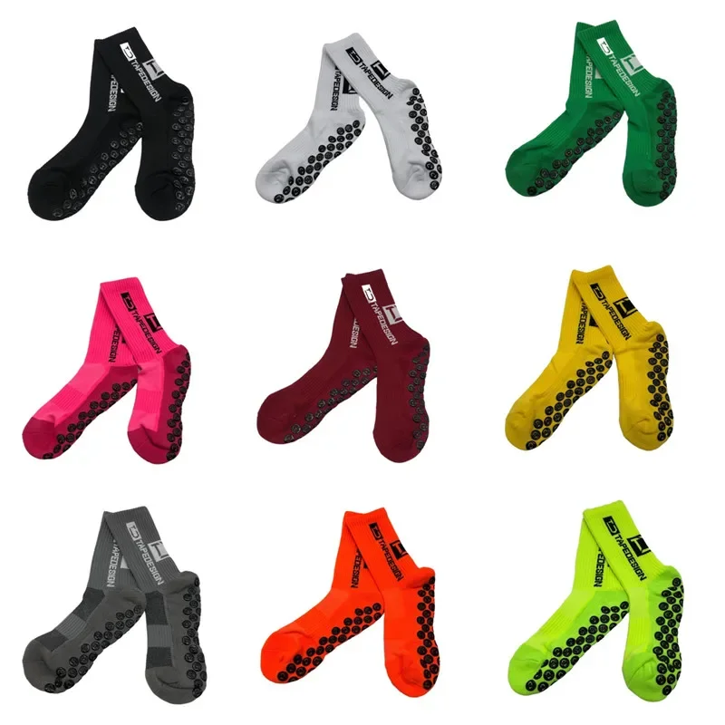 1 pair of football socks+1 pair of protective sleeves Football Socks for Men and Women Anti-Slip Grip Comfortable