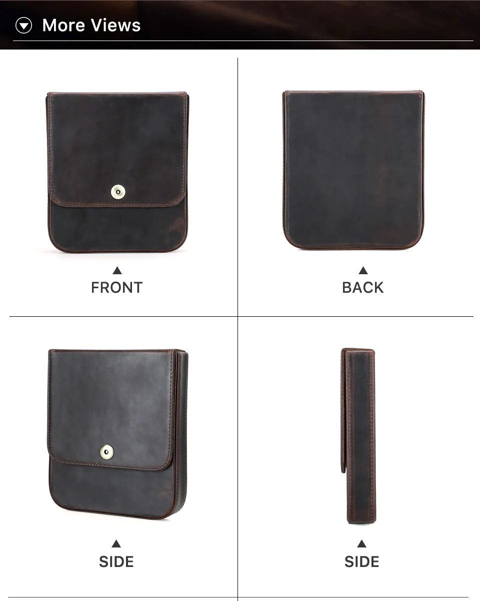 CONTACT'S FAMILY Genuine Leather Cigar Humidor Box Travel Cigar Case for 4 Cigars Lighter Cutter Storage Smoking Accessories
