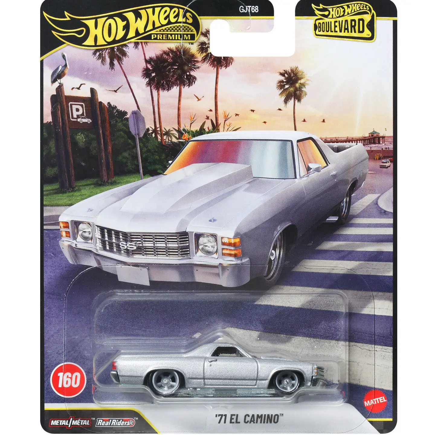 Stock Genuine Hot Wheels Premium Diecast Car Model Boulevard Enzo Ferrari Collectible GJT68 Surprise Gift Toy Car
