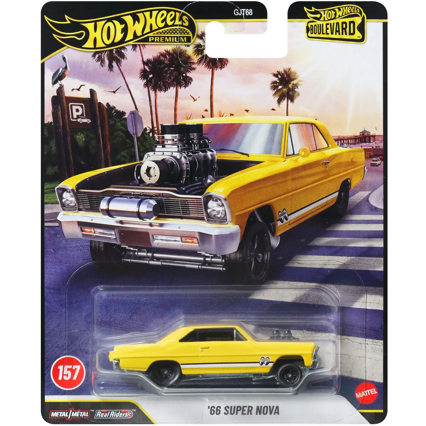 Stock Genuine Hot Wheels Premium Diecast Car Model Boulevard Enzo Ferrari Collectible GJT68 Surprise Gift Toy Car