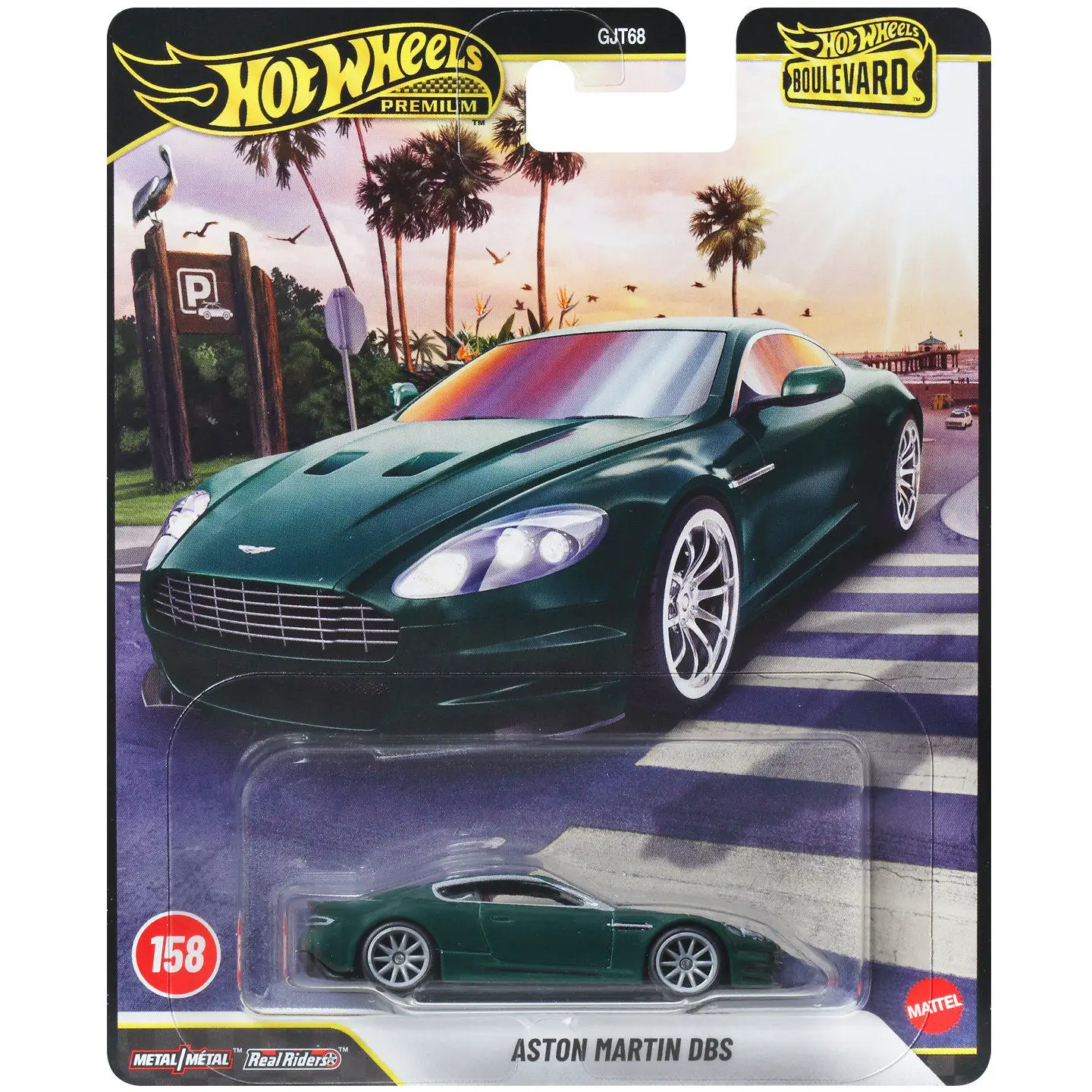 Stock Genuine Hot Wheels Premium Diecast Car Model Boulevard Enzo Ferrari Collectible GJT68 Surprise Gift Toy Car
