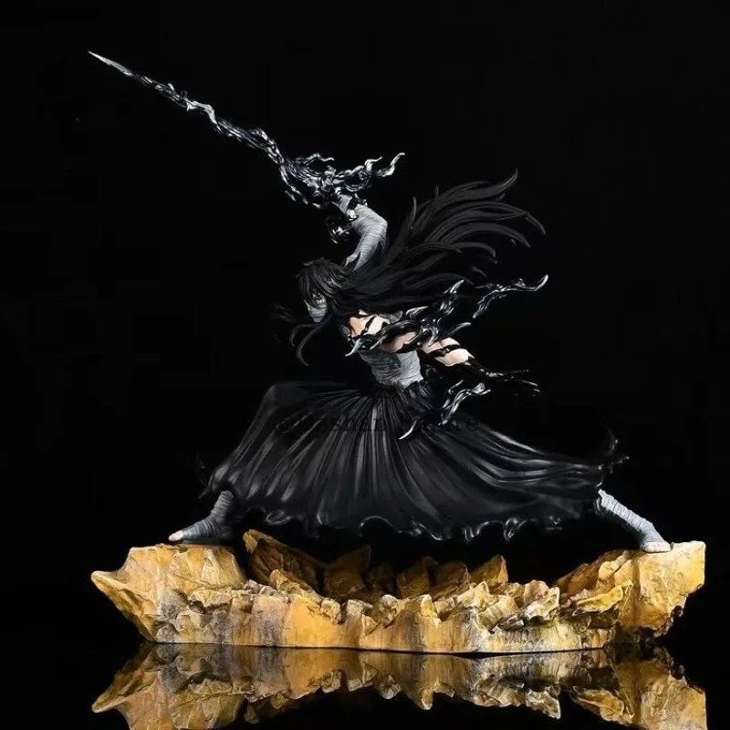 23cm Bleach Hollow Ichigo Action Figure Collectible Doll Saigo No Getsuga Tenshou Hollowfied Kurosaki Ichigo Statue Model Toys