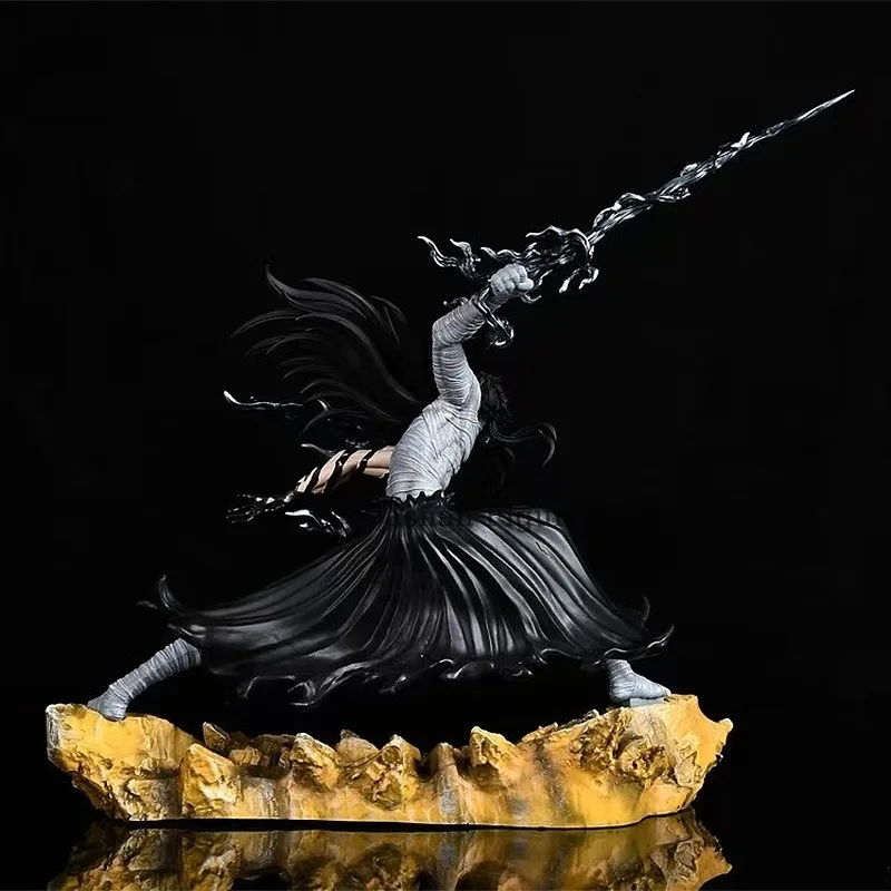 23cm Bleach Hollow Ichigo Action Figure Collectible Doll Saigo No Getsuga Tenshou Hollowfied Kurosaki Ichigo Statue Model Toys
