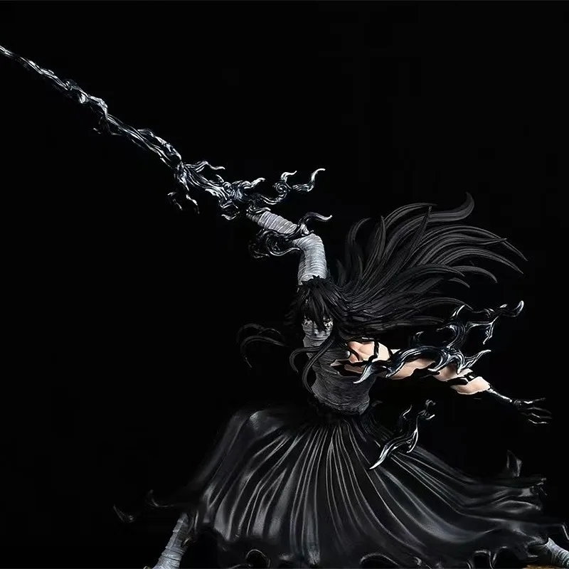 23cm Bleach Hollow Ichigo Action Figure Collectible Doll Saigo No Getsuga Tenshou Hollowfied Kurosaki Ichigo Statue Model Toys